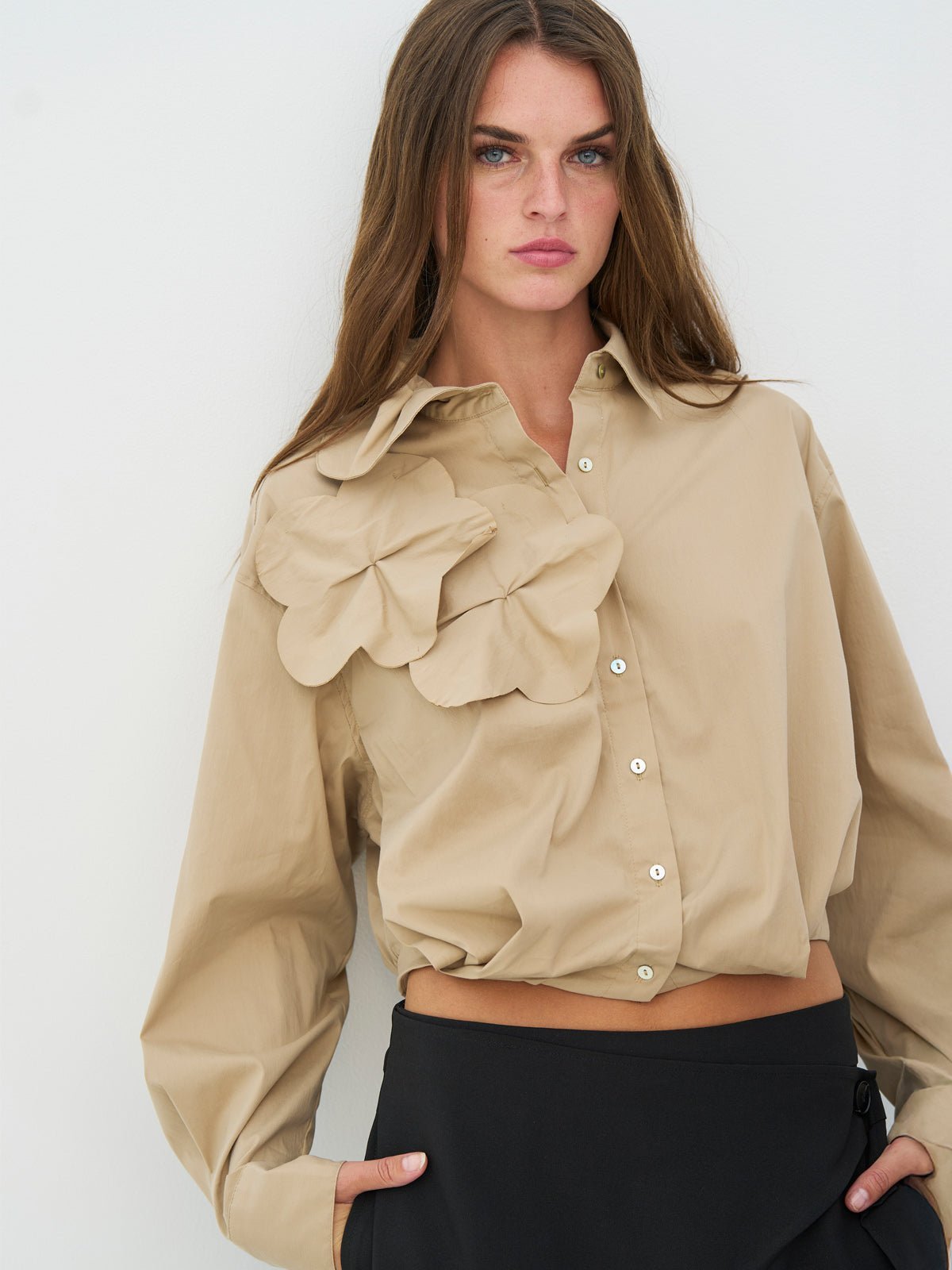 Nu Denmark Camira Shirt Seasand - Glebe Fashion