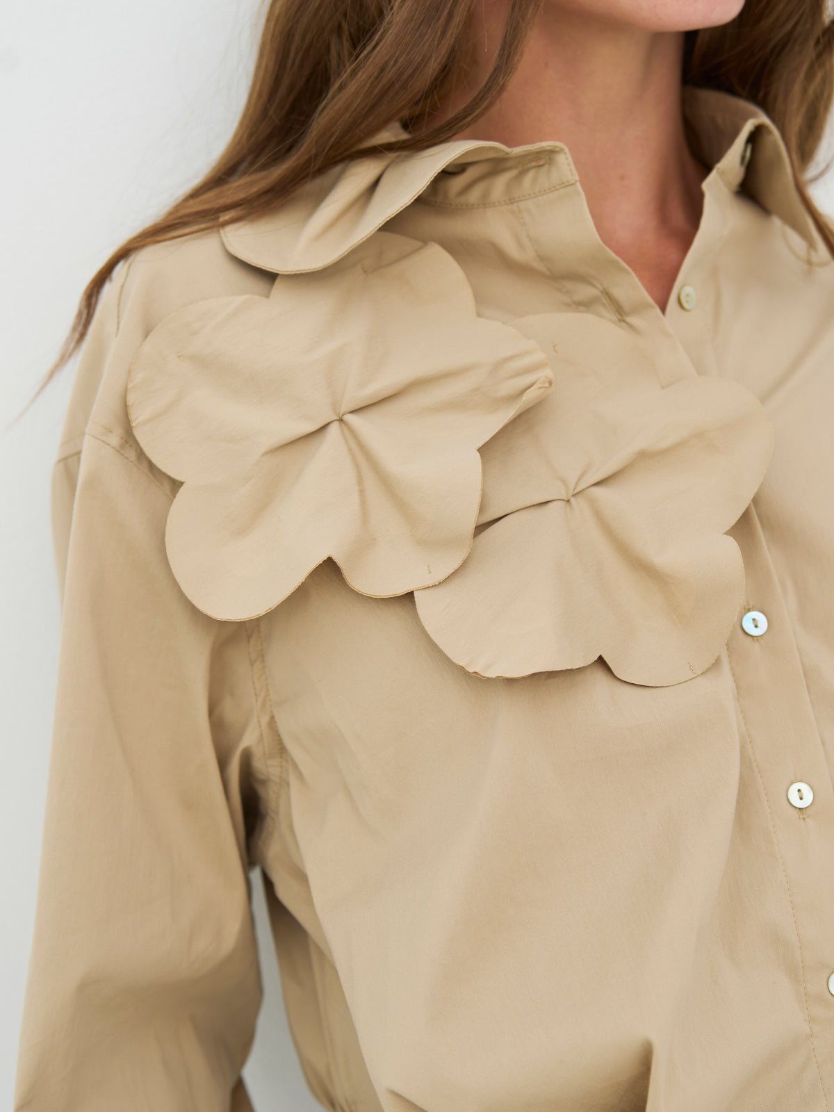Nu Denmark Camira Shirt Seasand - Glebe Fashion