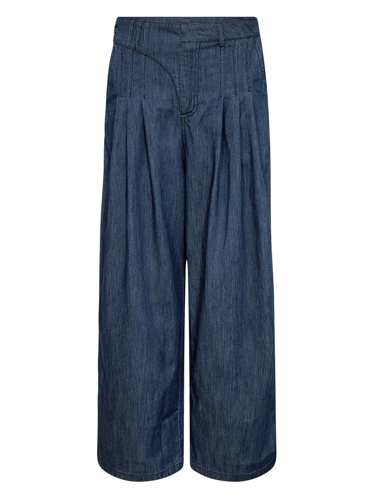 Nu Denmark Carlene Trousers Denim Blue - Glebe Fashion
