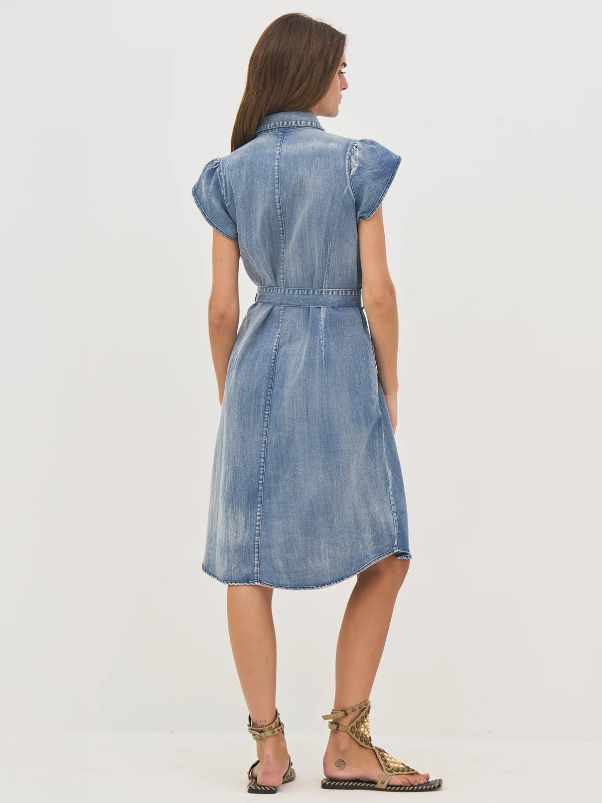 Nu Denmark Deima Dress Denim - Glebe Fashion