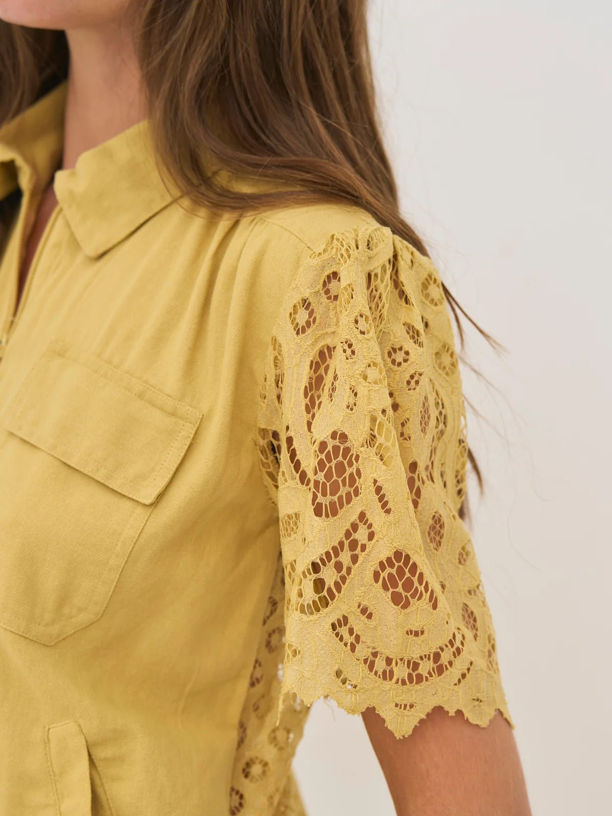 Nu Denmark Dewi Jacket Yellow - Glebe Fashion