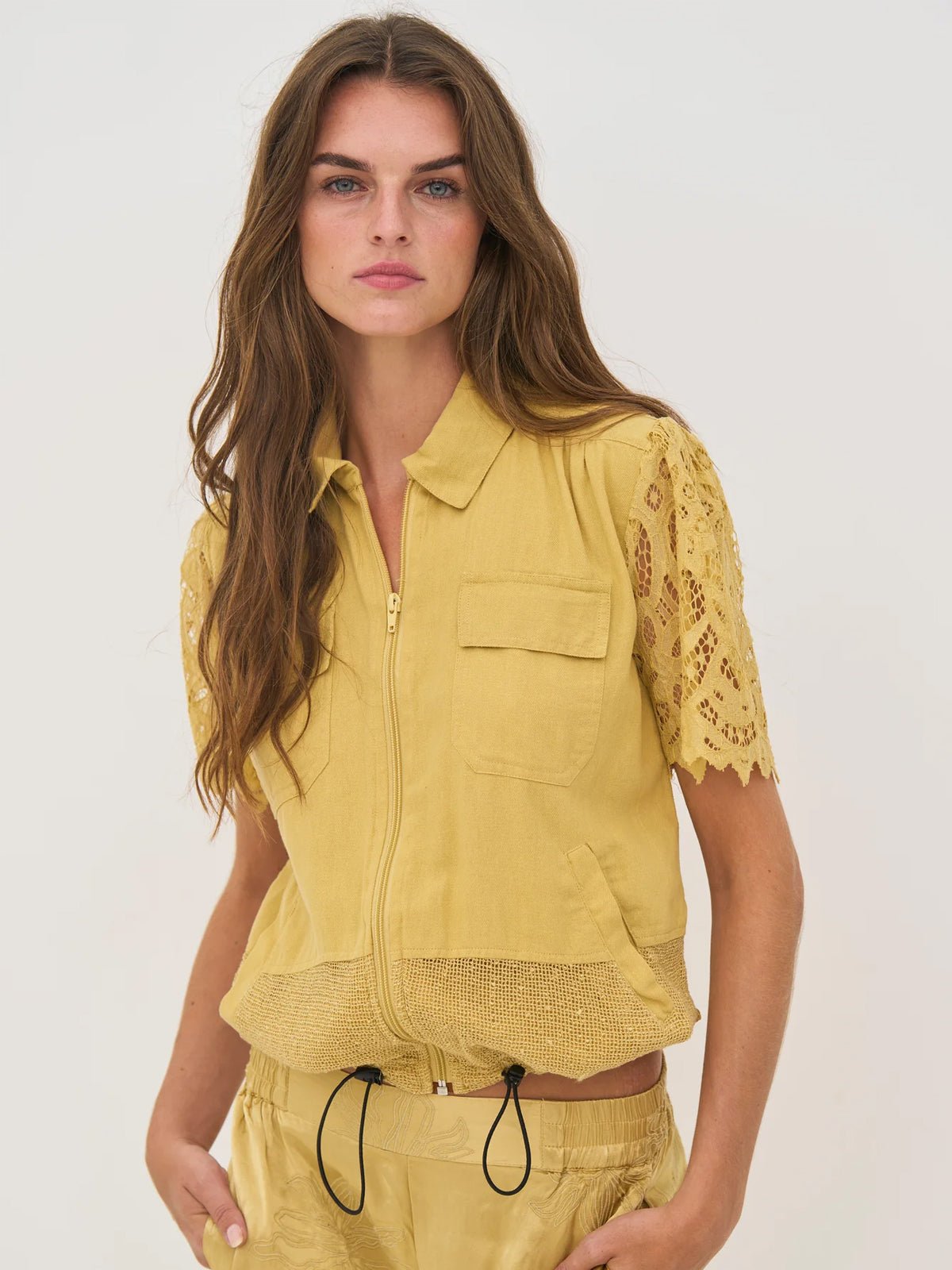 Nu Denmark Dewi Jacket Yellow - Glebe Fashion