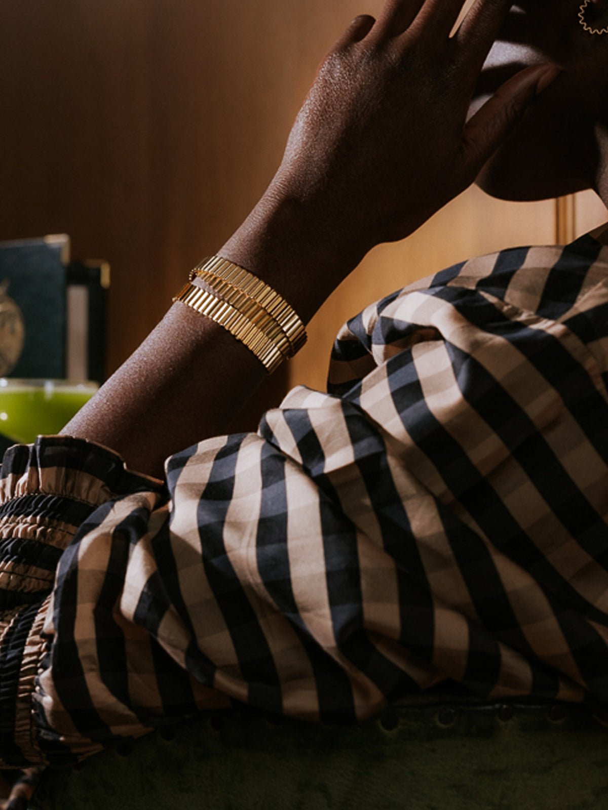 Olivia Taylor Ondulee Bangle Gold - Glebe Fashion