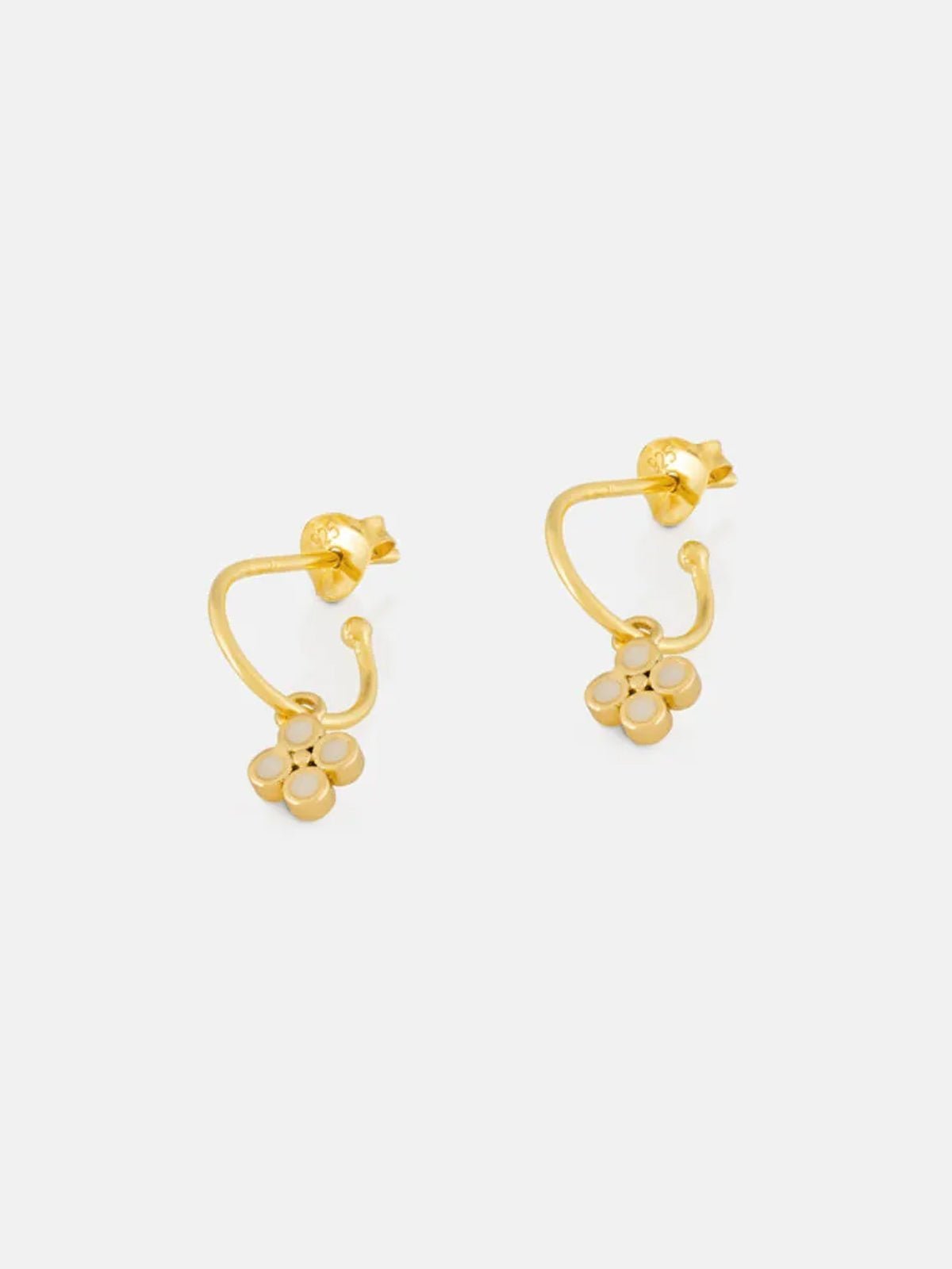 One & Eight Latte Amber Earrings - Glebe Fashion