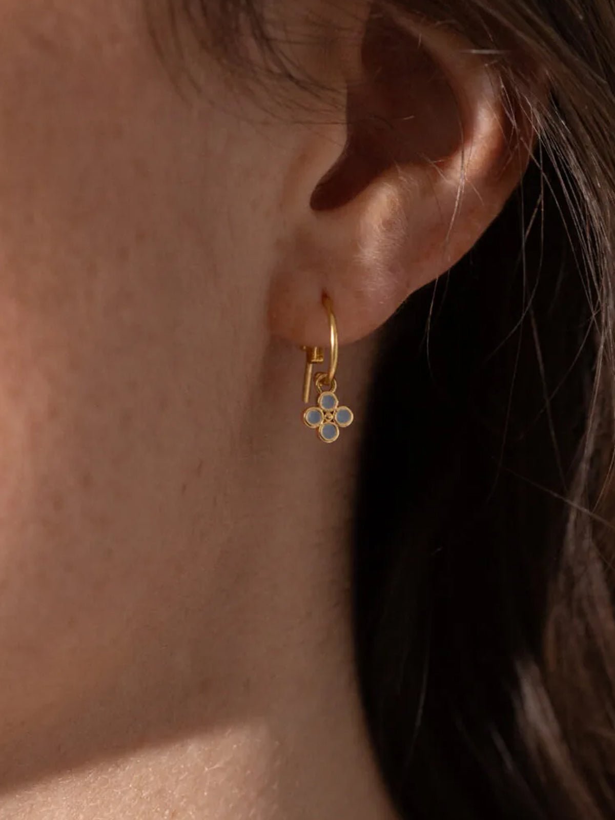 One & Eight Latte Amber Earrings - Glebe Fashion