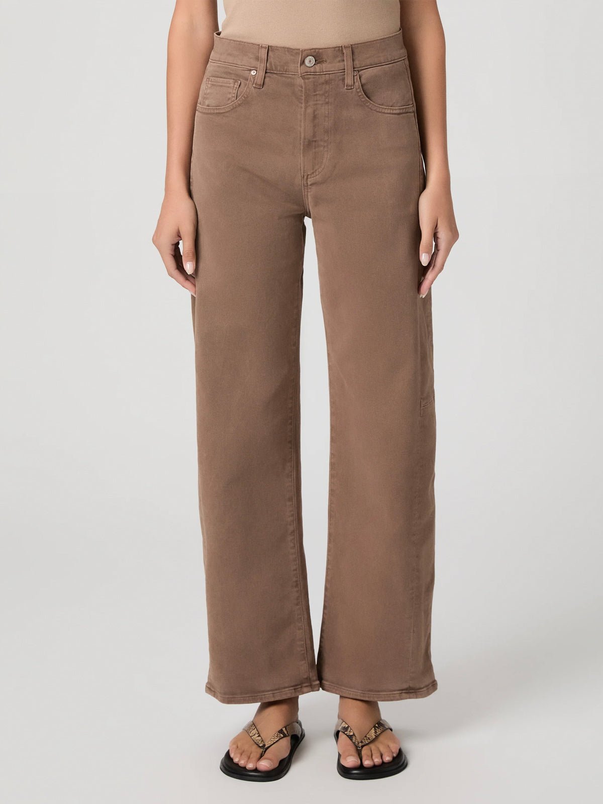PAIGE Arellia Skimmer Panels Jeans Vintage Canewood - Glebe Fashion