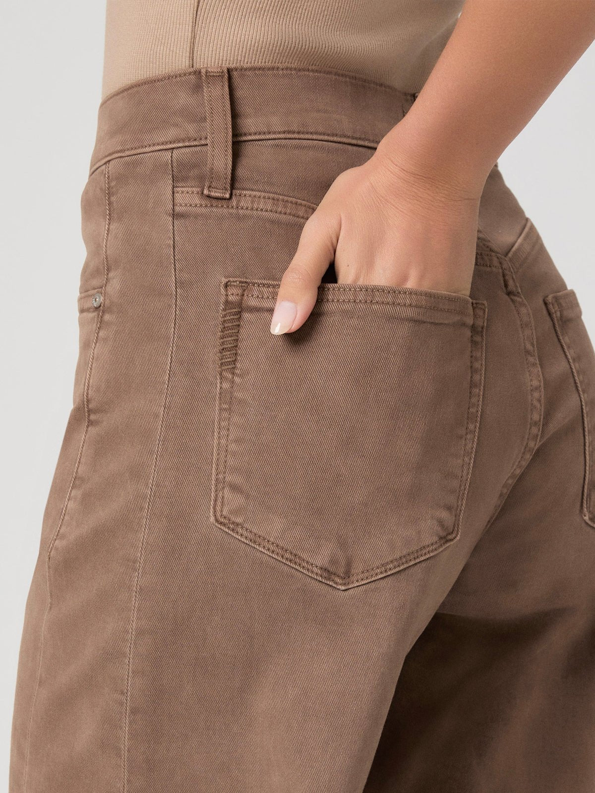 PAIGE Arellia Skimmer Panels Jeans Vintage Canewood - Glebe Fashion