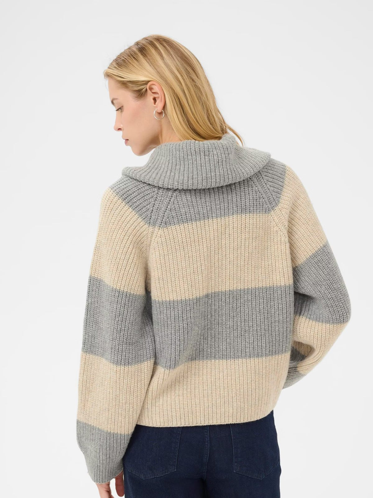 Part Two SimraPW Pullover French Oak Grey - Glebe Fashion