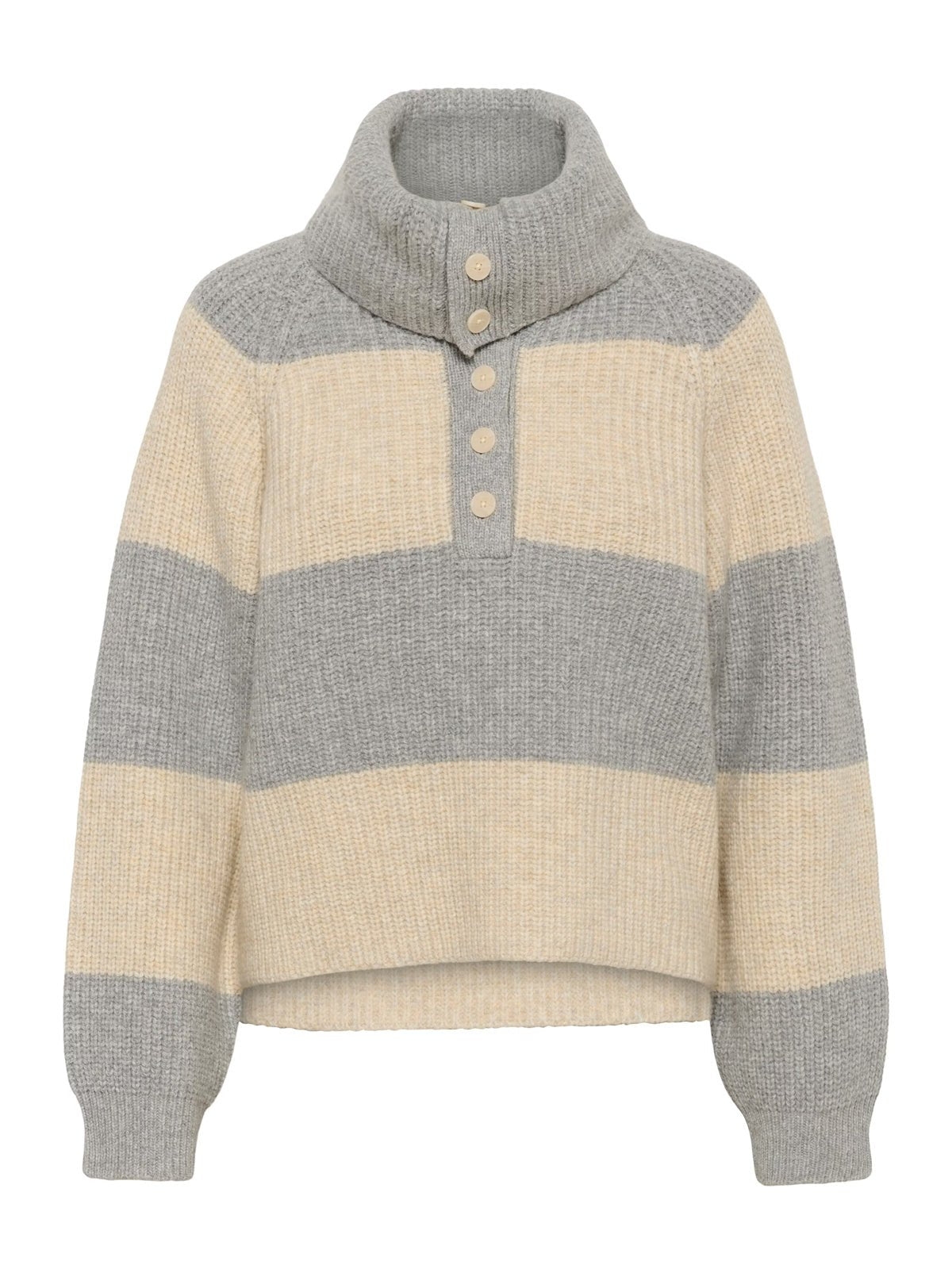 Part Two SimraPW Pullover French Oak Grey - Glebe Fashion