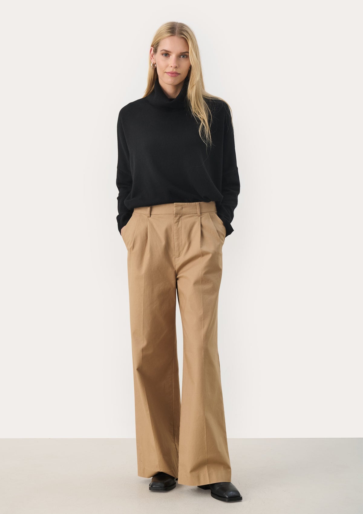 Part Two TilanePW Pullover Black - Glebe Fashion