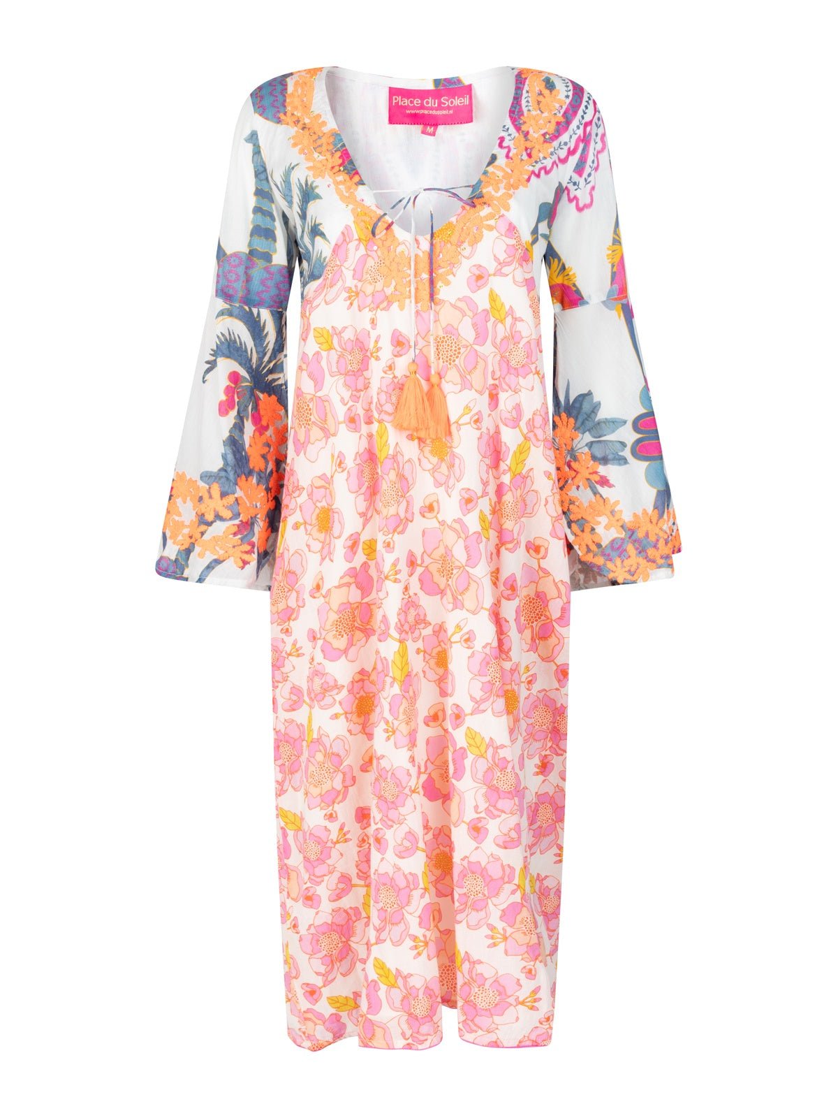 Place Du Soleil Rosa Blue Bird Dress - Glebe Fashion