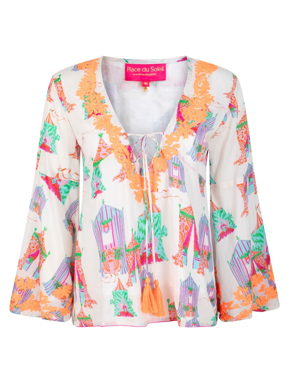 Place Du Soleil Summer Tents Top - Glebe Fashion