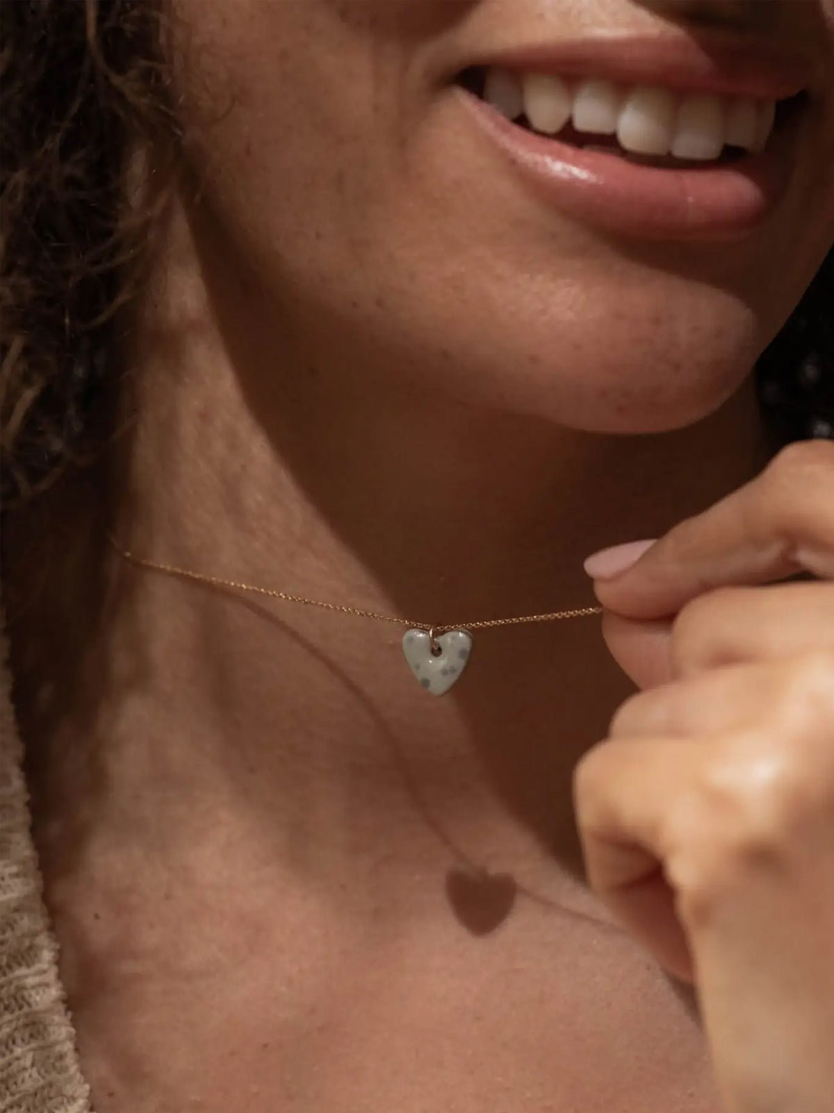 Porcelain Heart Necklace - Glebe Fashion