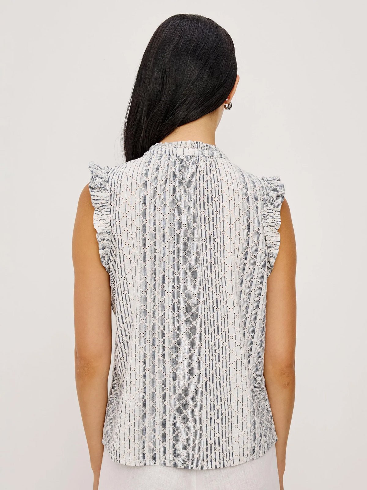Rails Arlene Top Striped Eyelet - Glebe Fashion