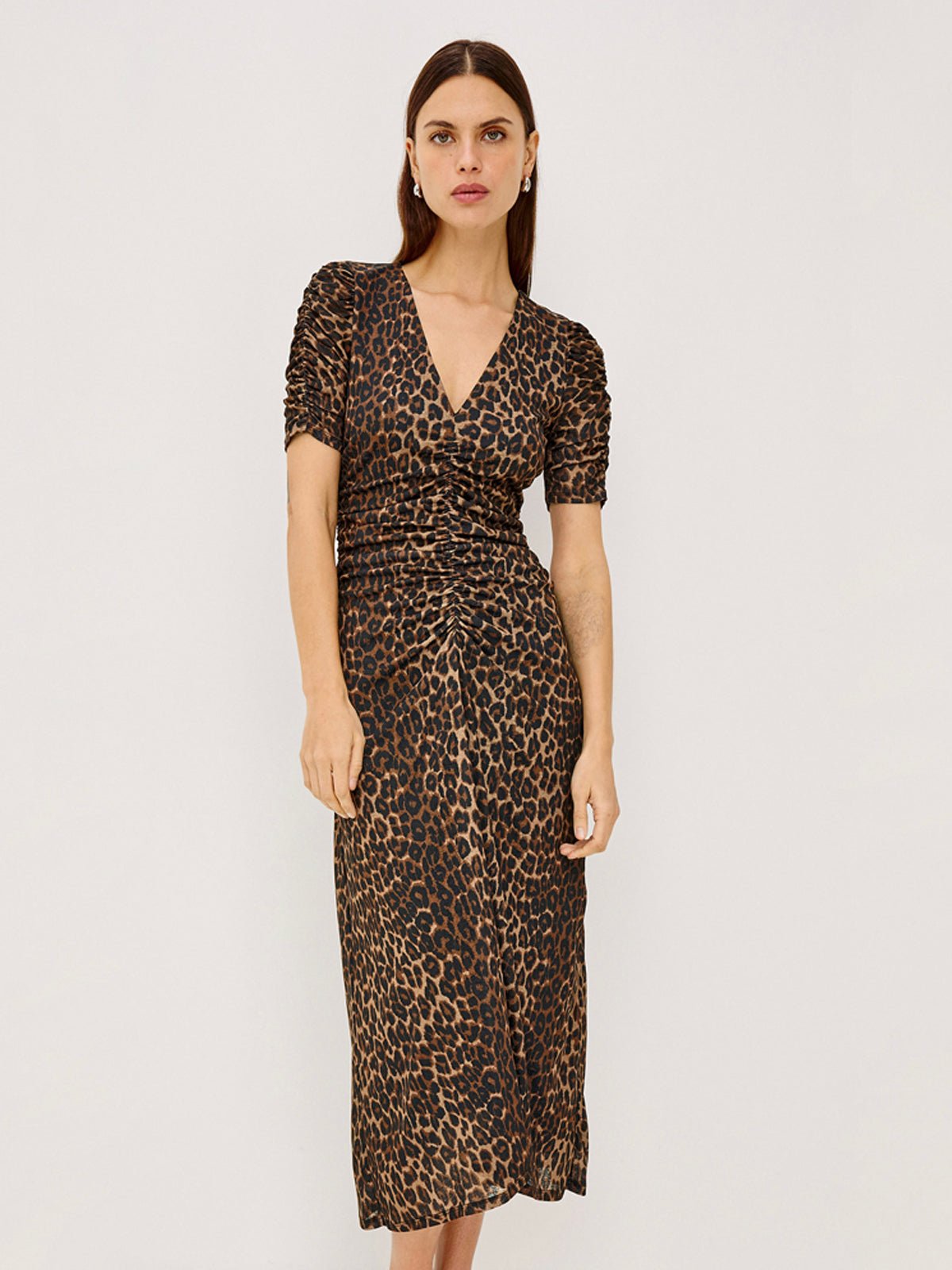 Rails Beacon Animal Print Midi Dress - Glebe Fashion