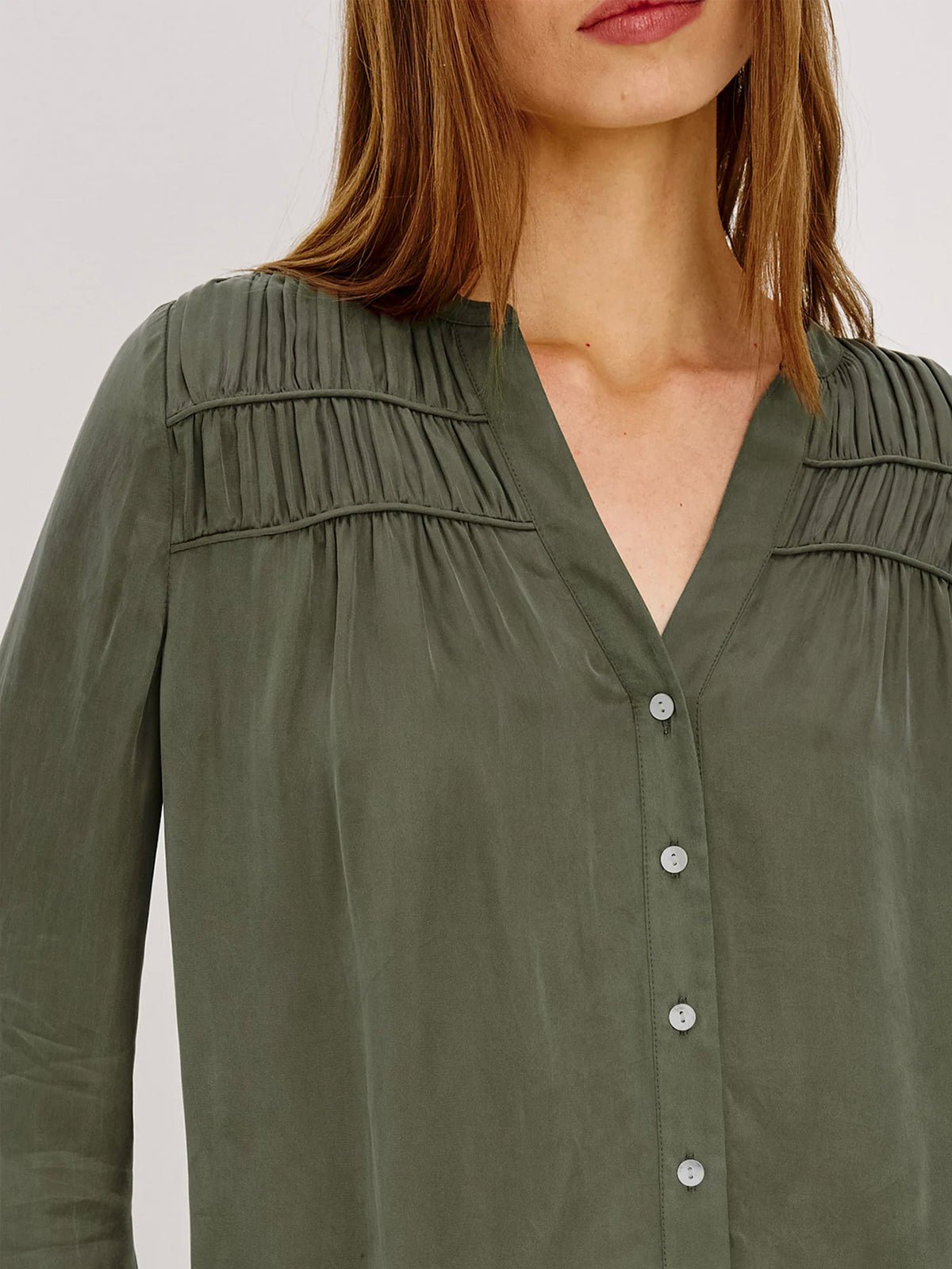 Rails Cadence Shirt Washed Olive - Glebe Fashion