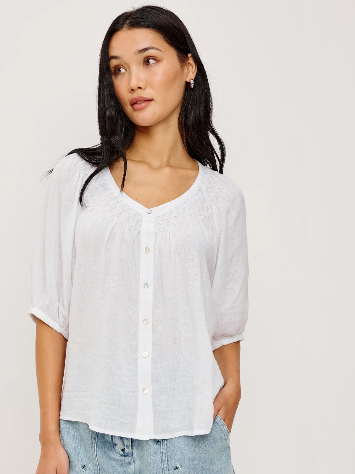 Rails Rix Shirt White - Glebe Fashion
