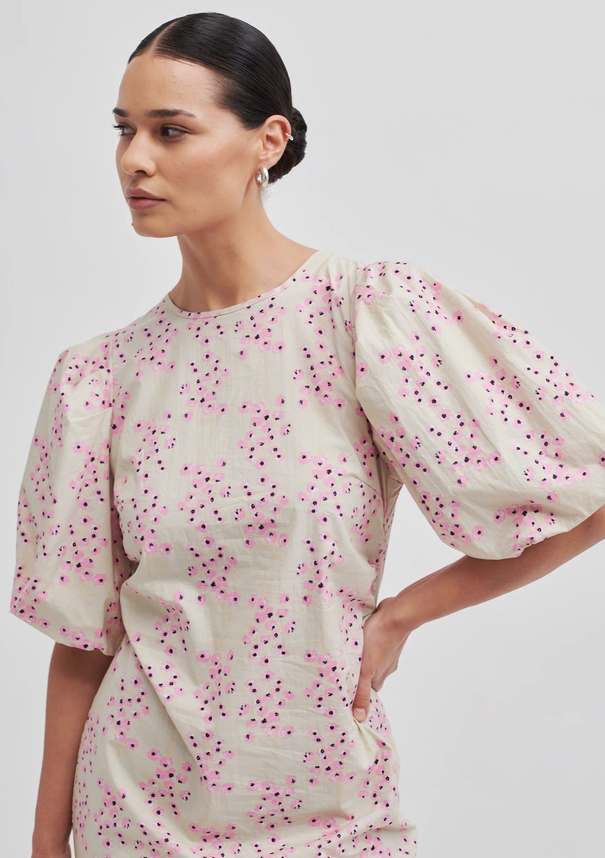 Second Female Claud Mini Dress Begonia Pink - Glebe Fashion