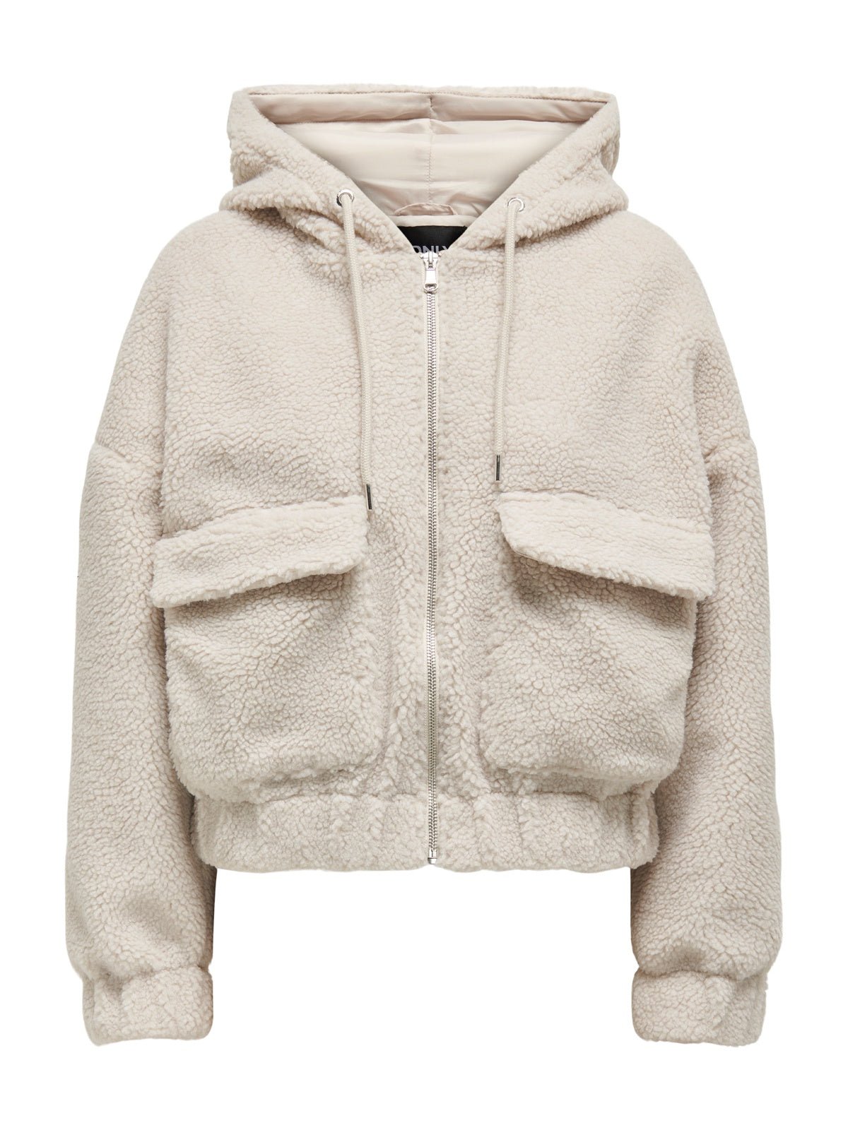 Short Teddy Jacket Birch - Glebe Fashion