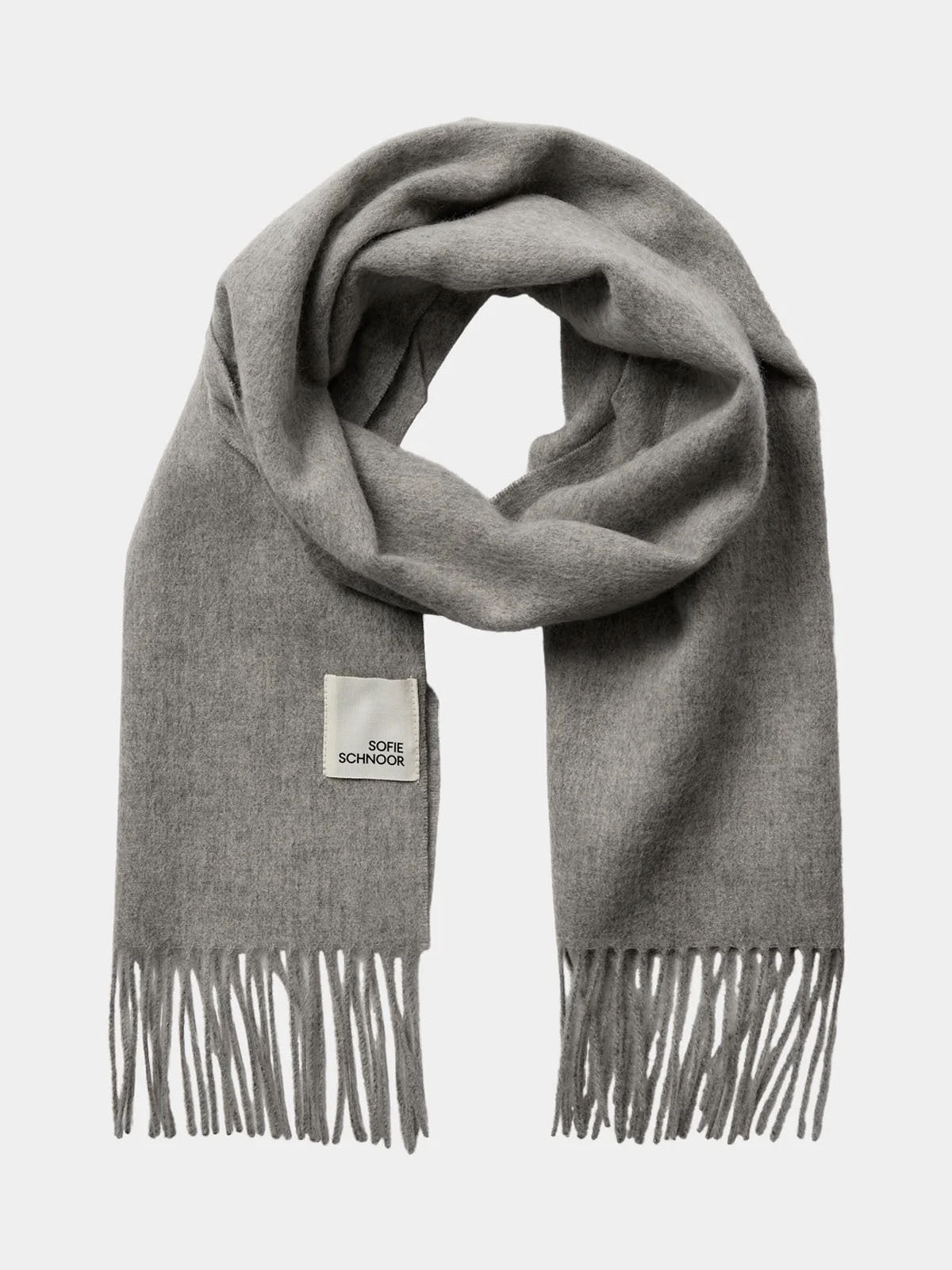 Sofie Schnoor Scarf Light Grey - Glebe Fashion