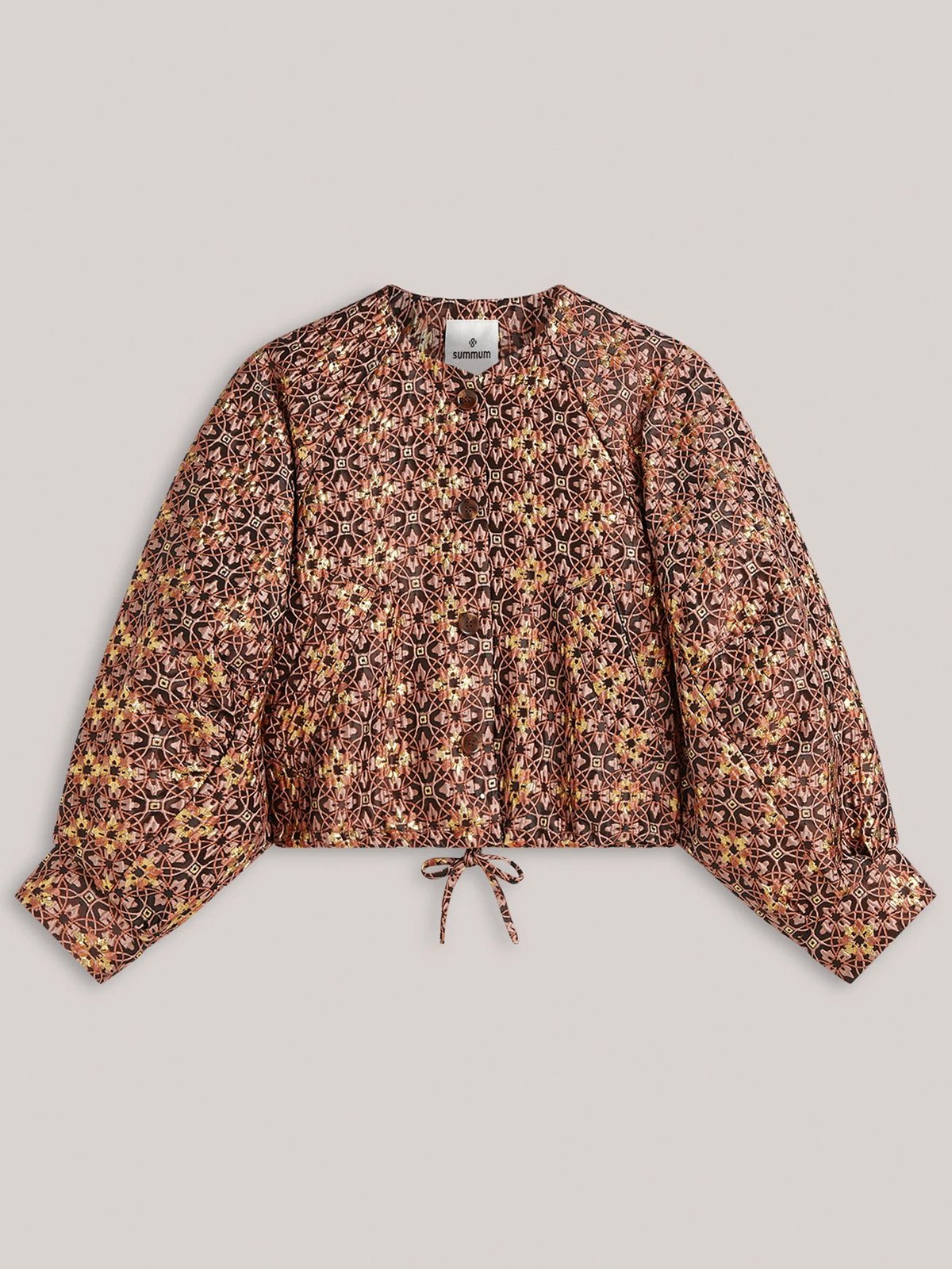 Summum Jacket In Jacquard Lurex - Glebe Fashion