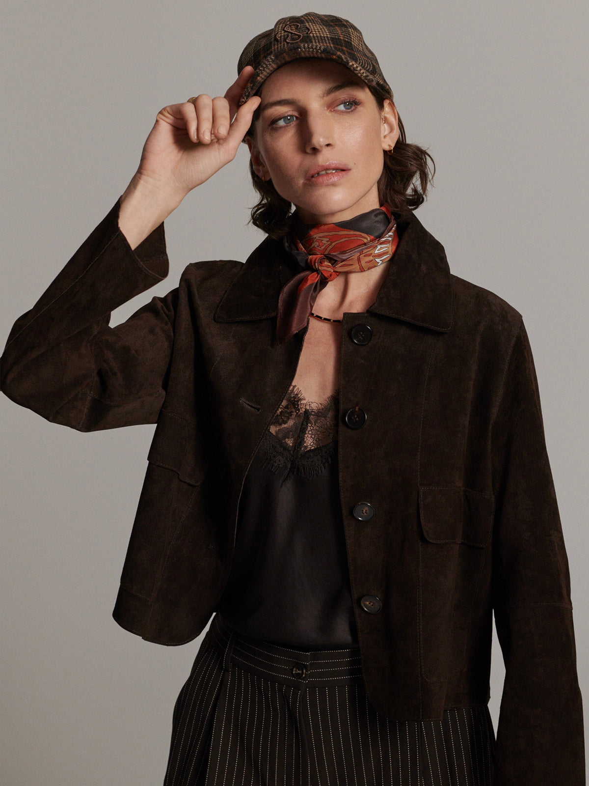 Summum Satin Paisley Scarf