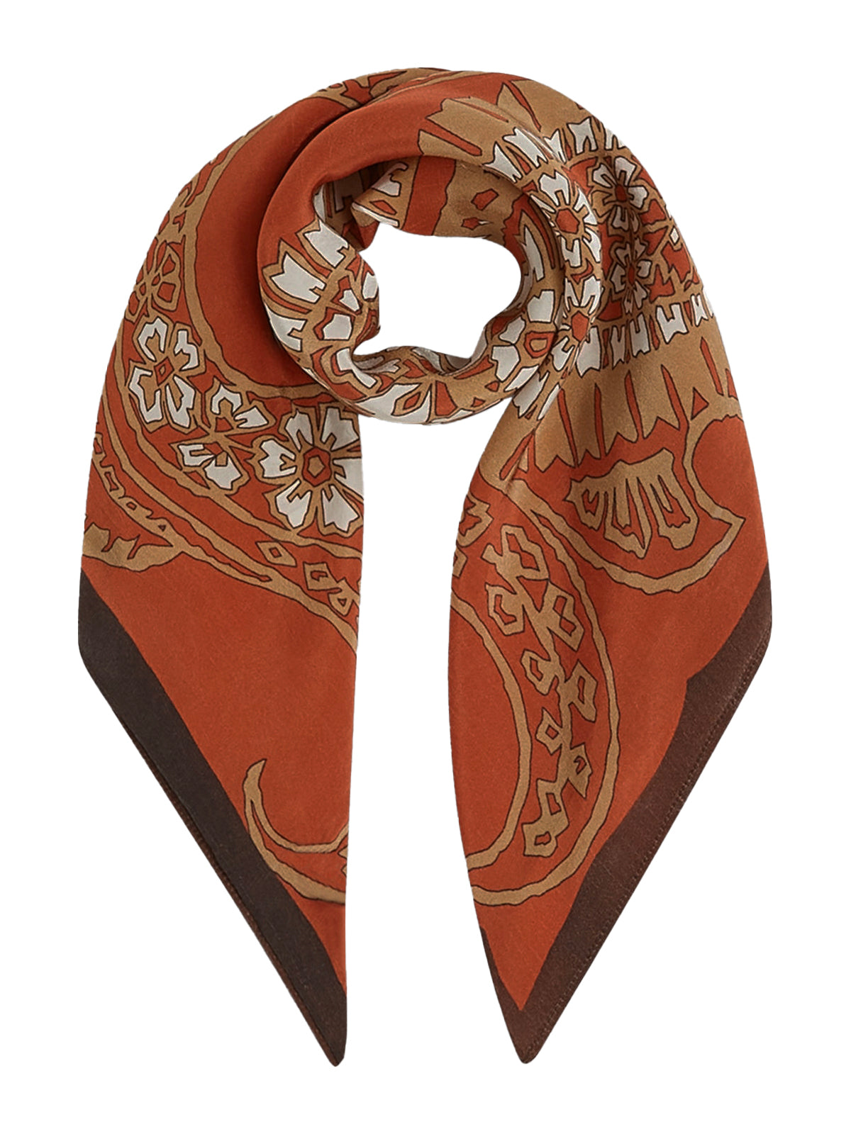 Summum Satin Paisley Scarf