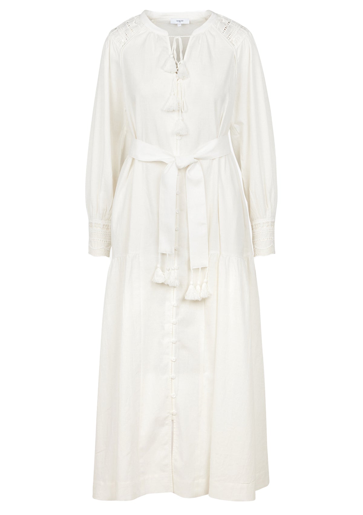 Suncoo Candy Maxi Dress White