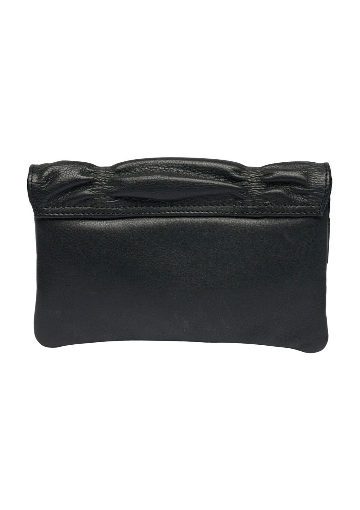 Tim & Simonsen Black Leather Clutch Bag