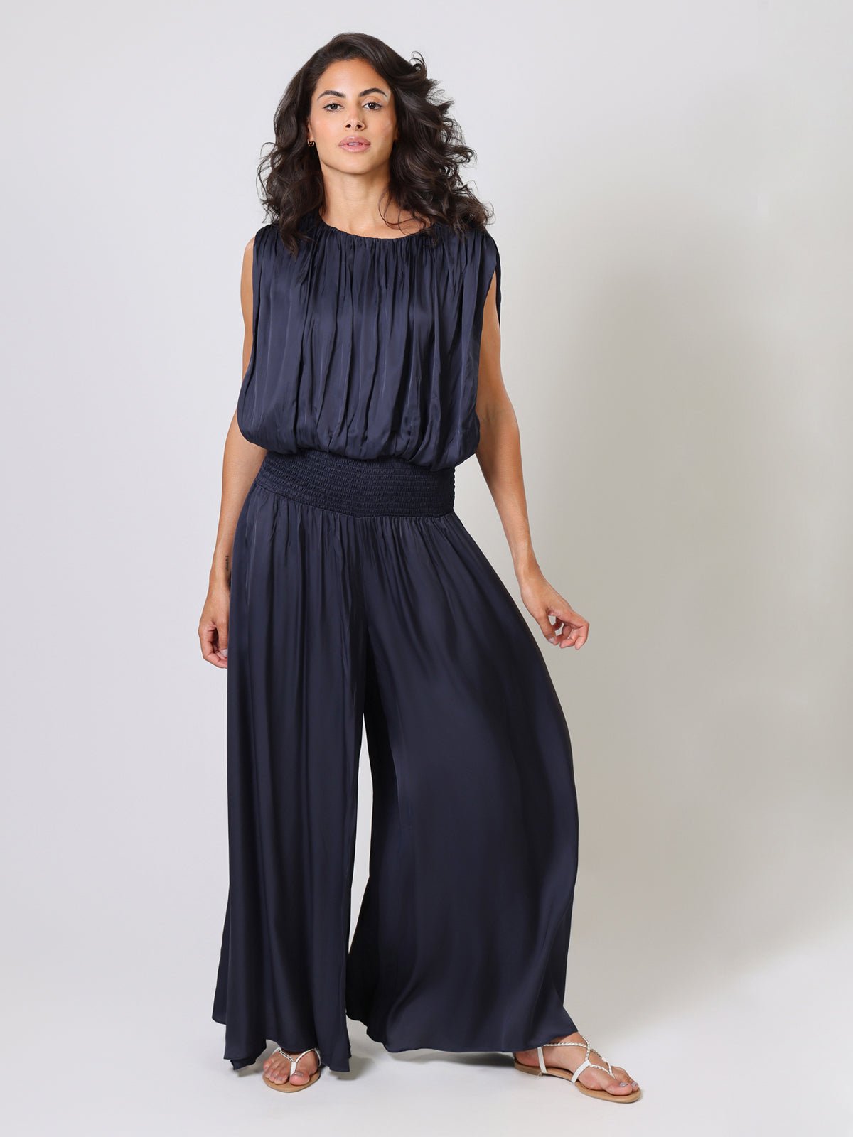 Traffic People Any Moment Now Falls Top Navy - Glebe Fashion