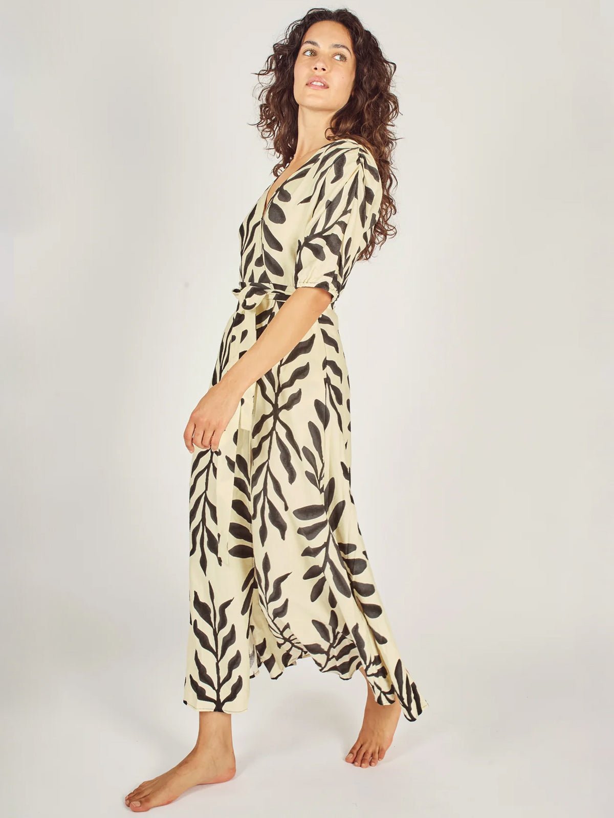 Traffic People Before Midnight Charlie Wrap Dress - Glebe Fashion