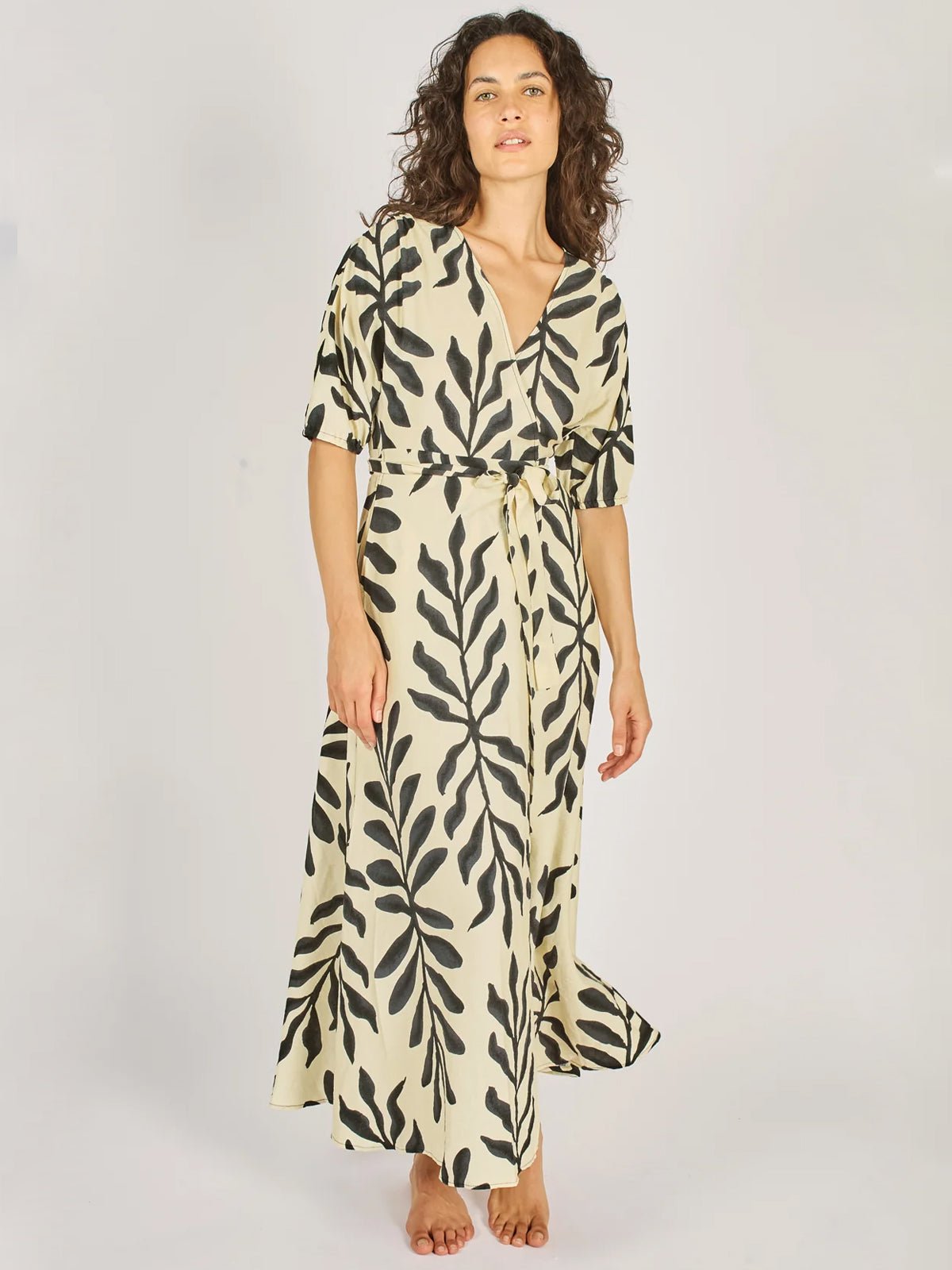 Traffic People Before Midnight Charlie Wrap Dress - Glebe Fashion
