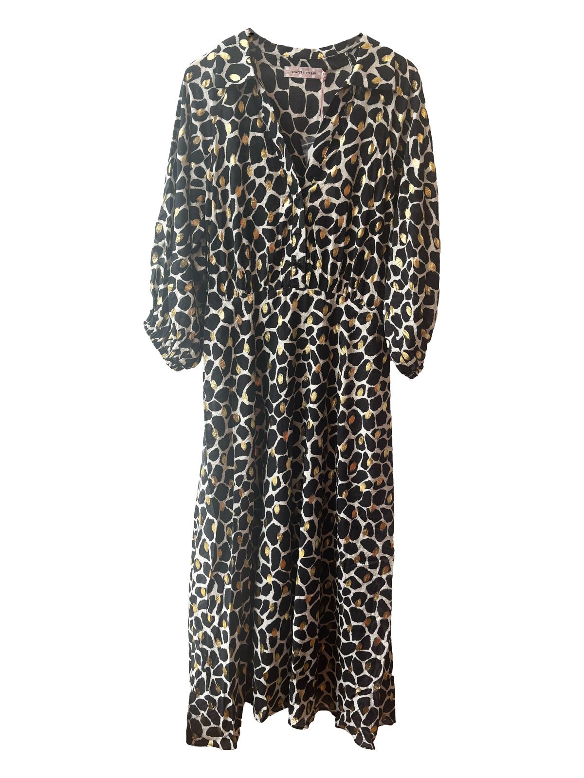 Traffic People Fusion Dress Black - Glebe Fashion