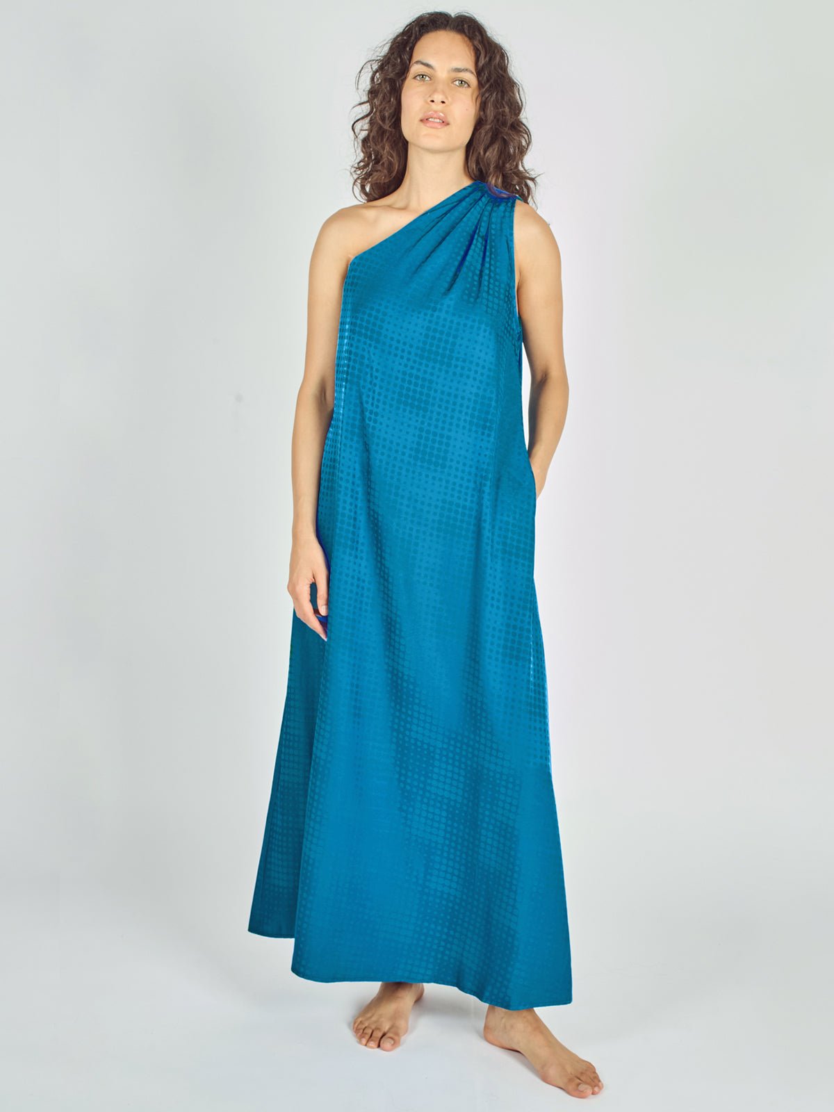 Traffic People Gia Dress Blue - Glebe Fashion