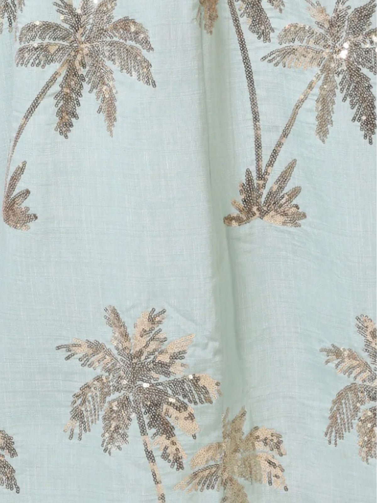 Traffic People Palms Of Gold Blythe Dress Blue - Glebe Fashion