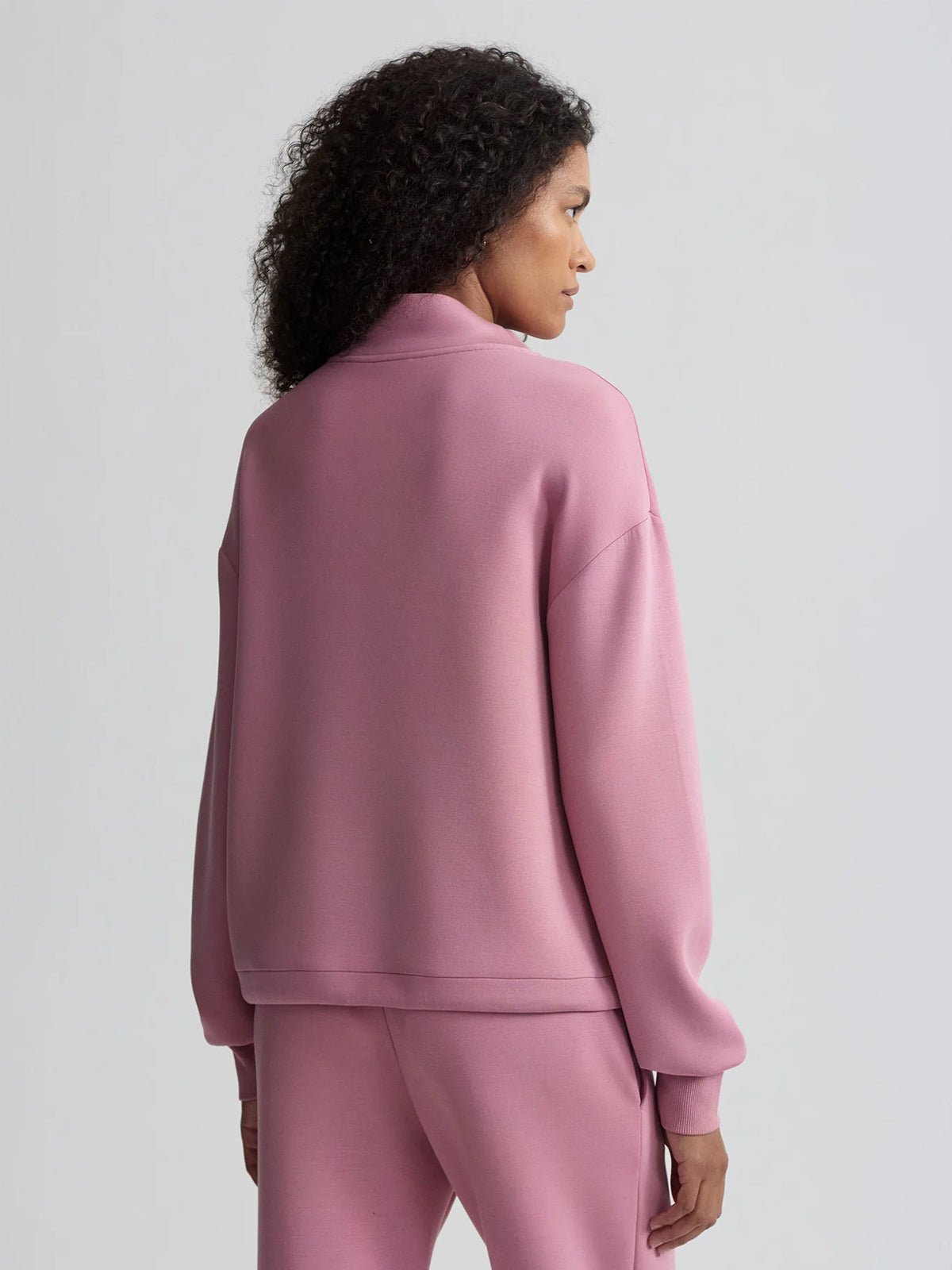 Varley Betsy Sweat Foxglove Pink - Glebe Fashion