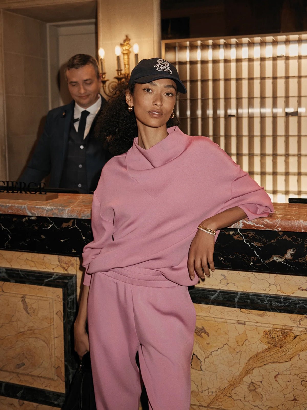 Varley Betsy Sweat Foxglove Pink - Glebe Fashion