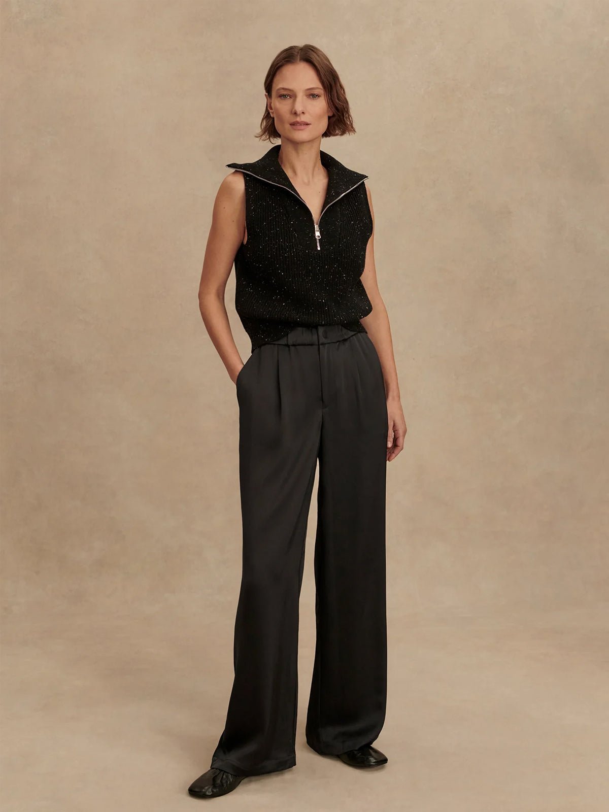 Varley Bryden 2.0 Wide Leg 29.5 Black - Glebe Fashion