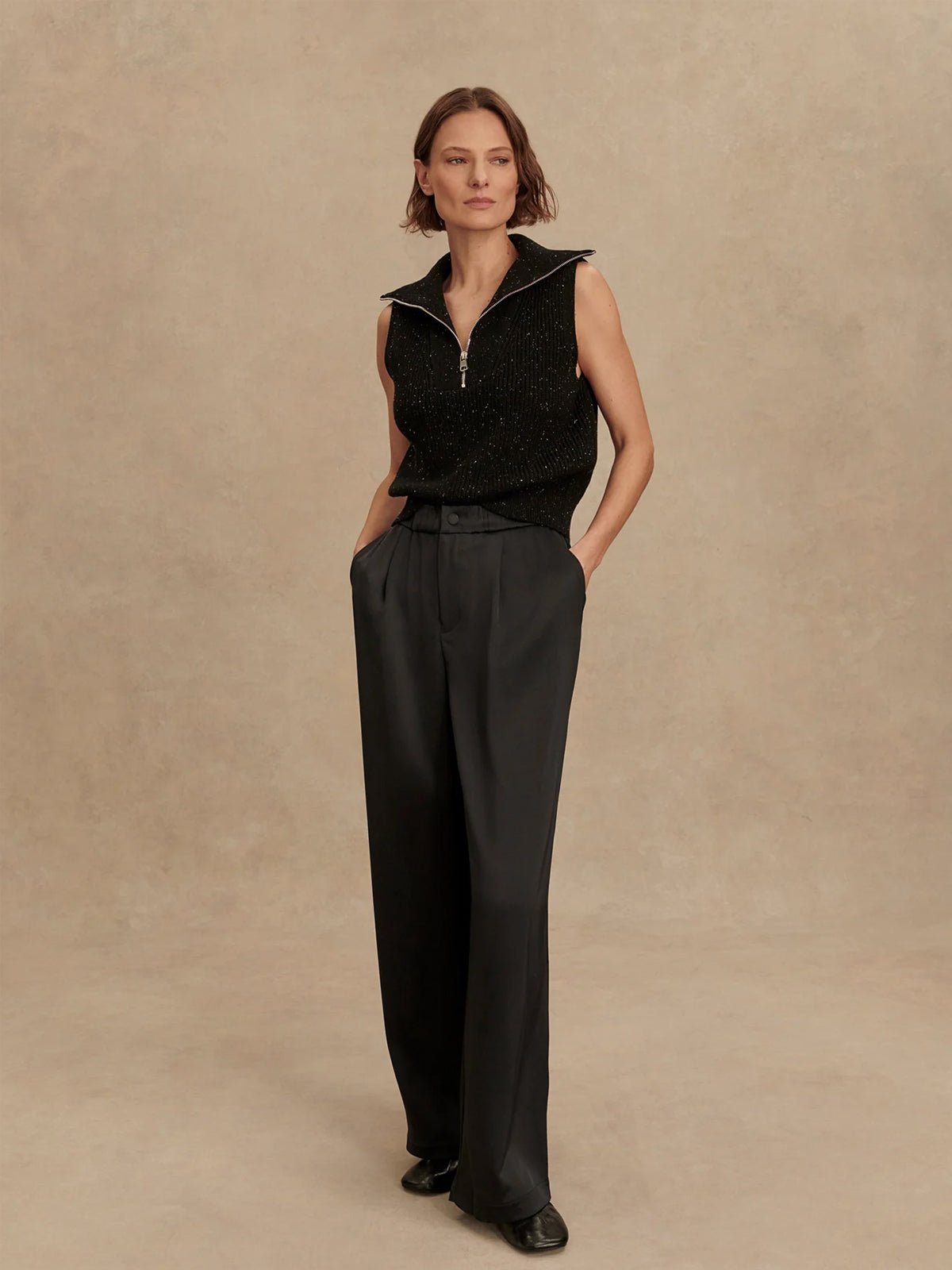 Varley Bryden 2.0 Wide Leg 29.5 Black - Glebe Fashion