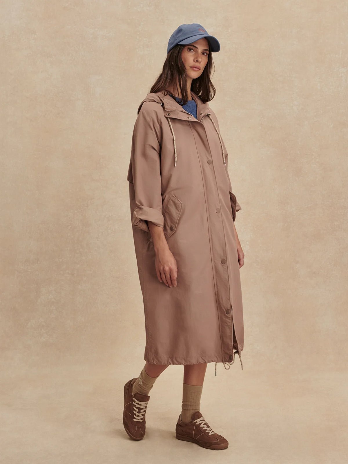 Varley Isa Lightweight Jacket Brownie - Glebe Fashion