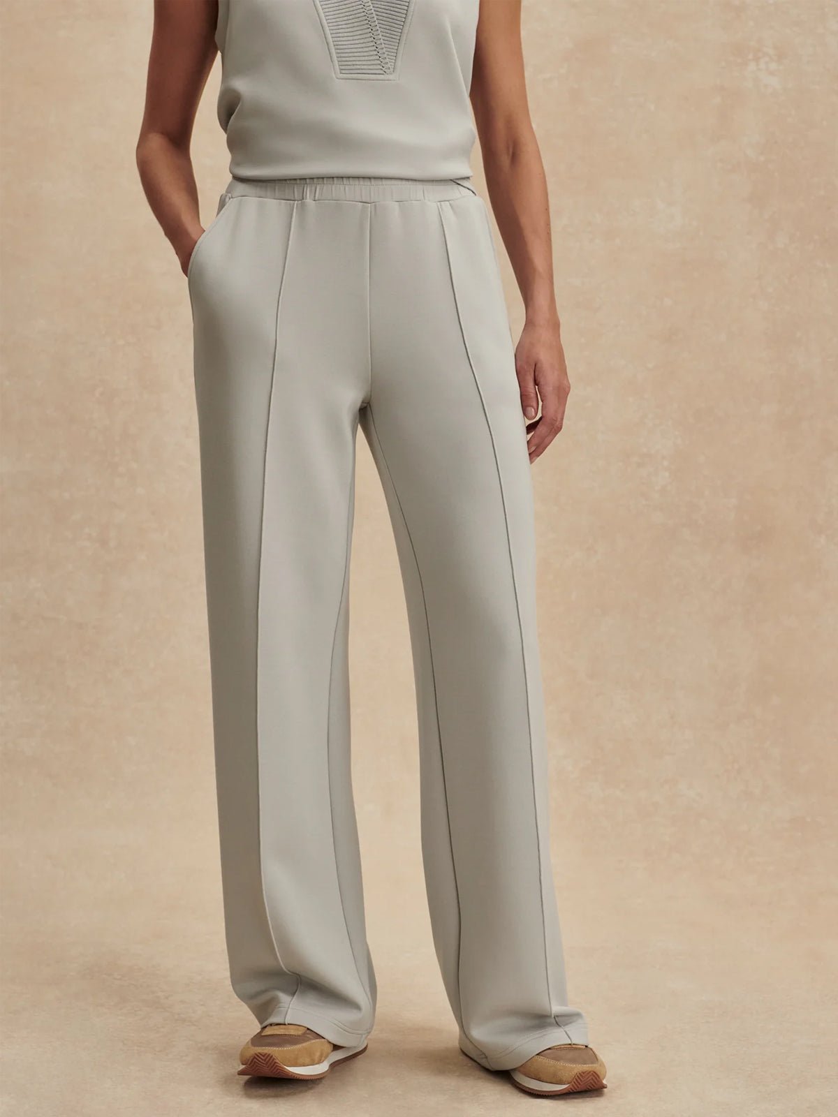 Varley The Wide Leg Pant 30 Blue Clay - Glebe Fashion