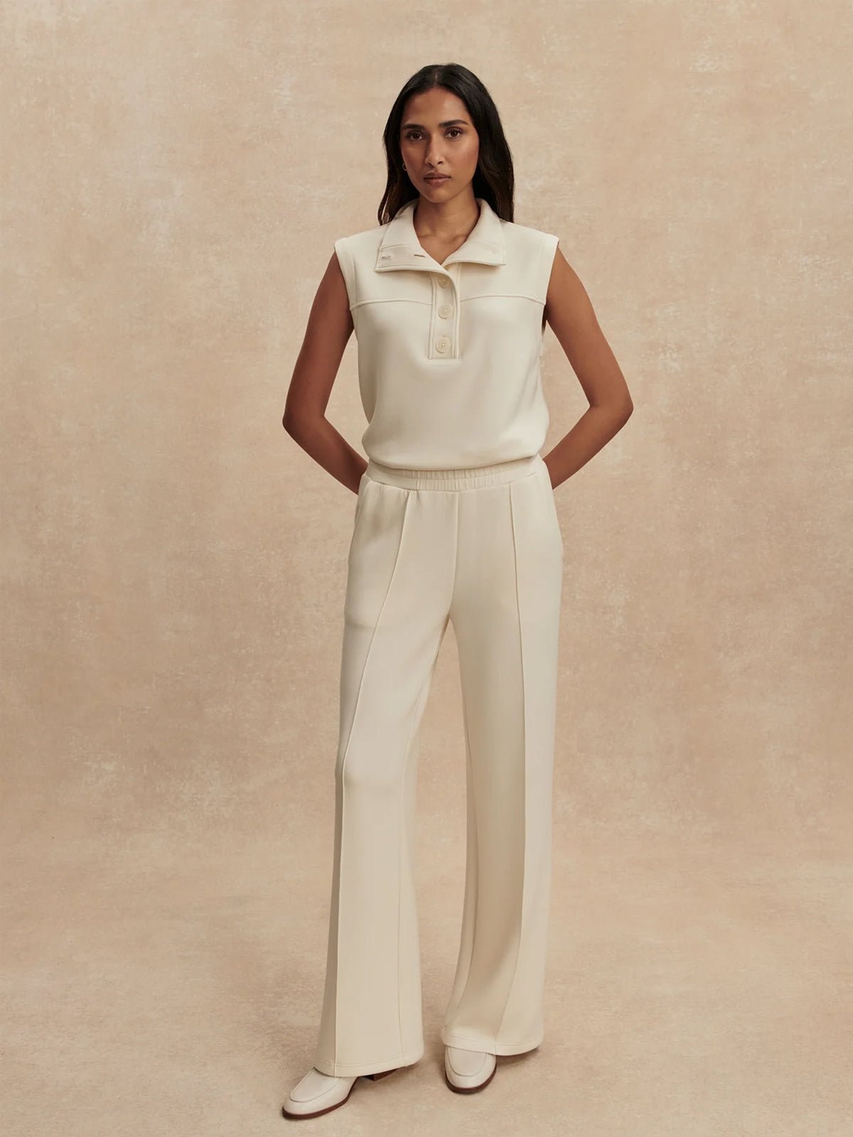 Varley The Wide Leg Pant 30 Pristine - Glebe Fashion