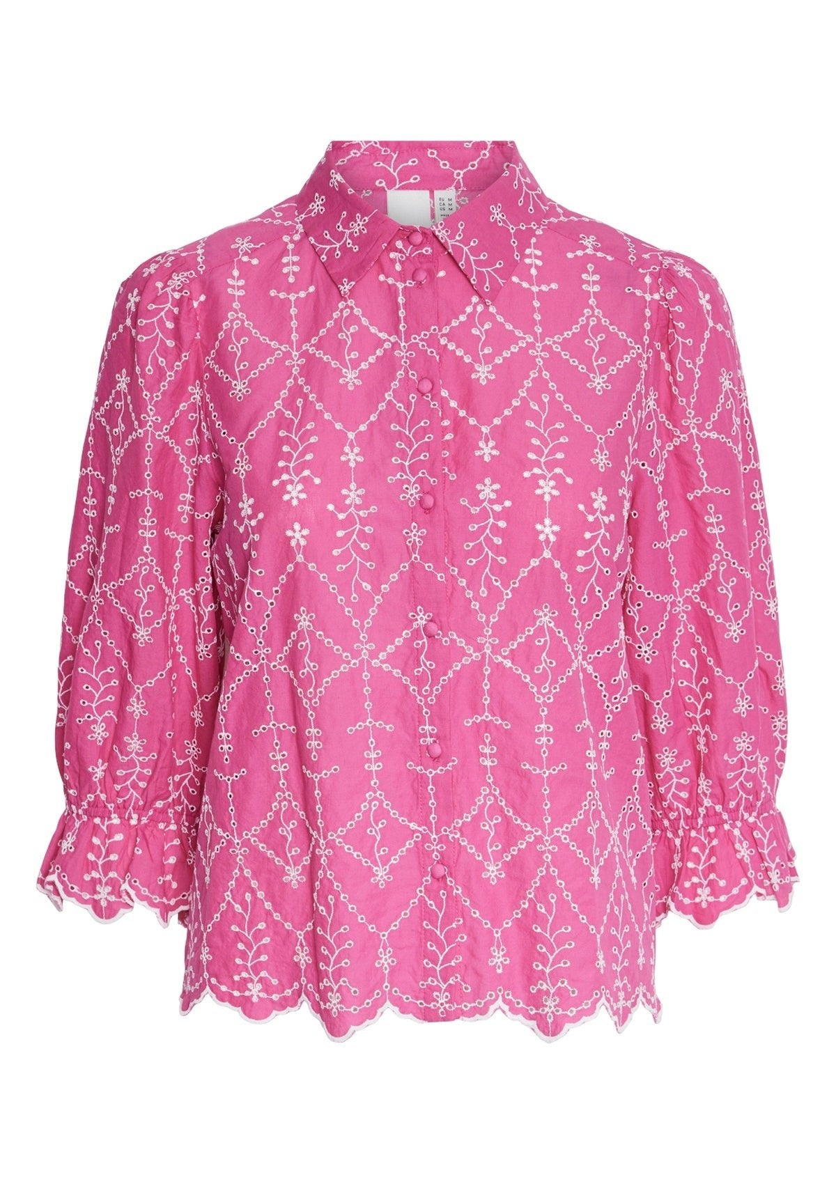 YAS Malura Raspberry Shirt - Glebe Fashion