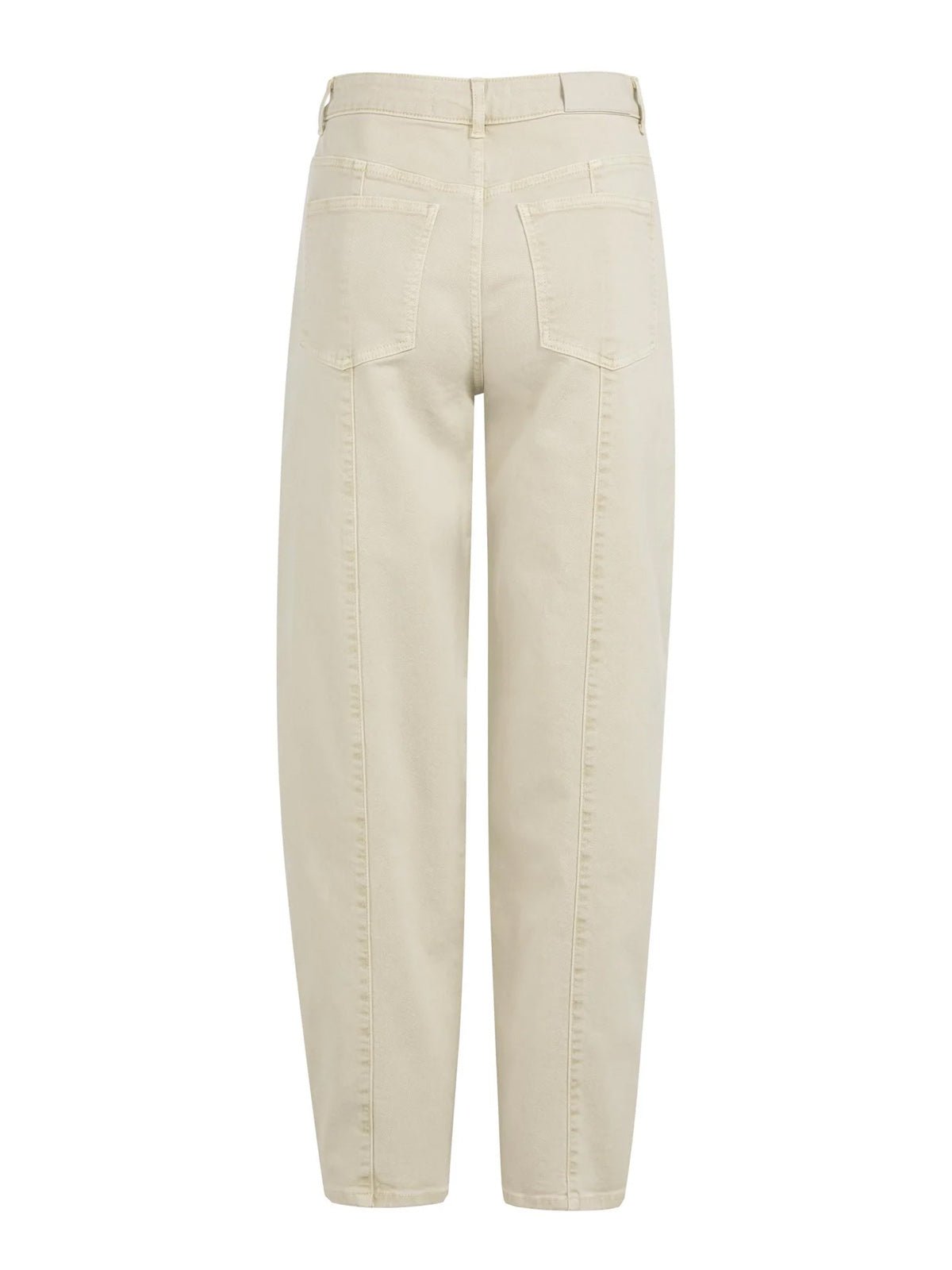 YAYA Barrel Jeans With Visible Seams - Glebe Fashion