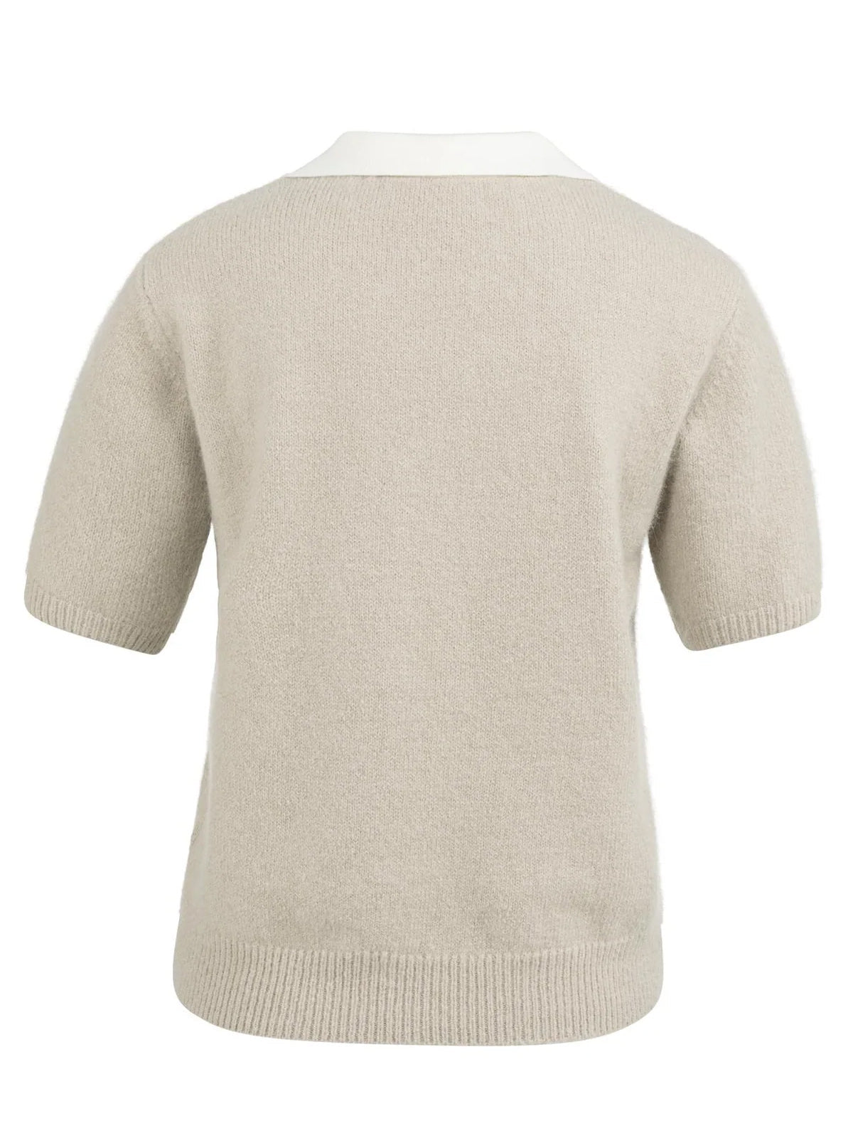 YAYA Knitted Short Sleeve Sweater - Glebe Fashion