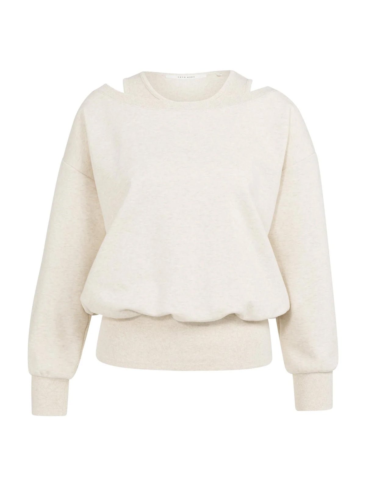 YAYA Sweatshirt With Layered Detail - Glebe Fashion