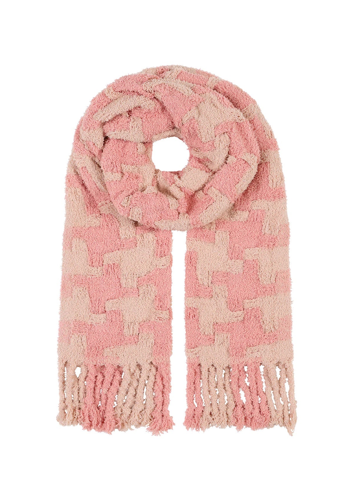 Libby Loves Annie Scarf Nude/Pink