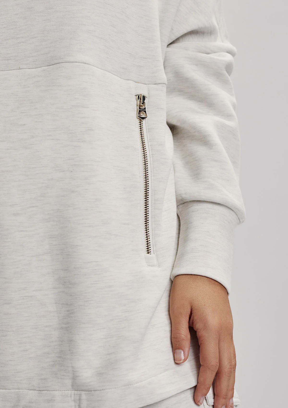 Varley Bay Sweat Ivory Marl