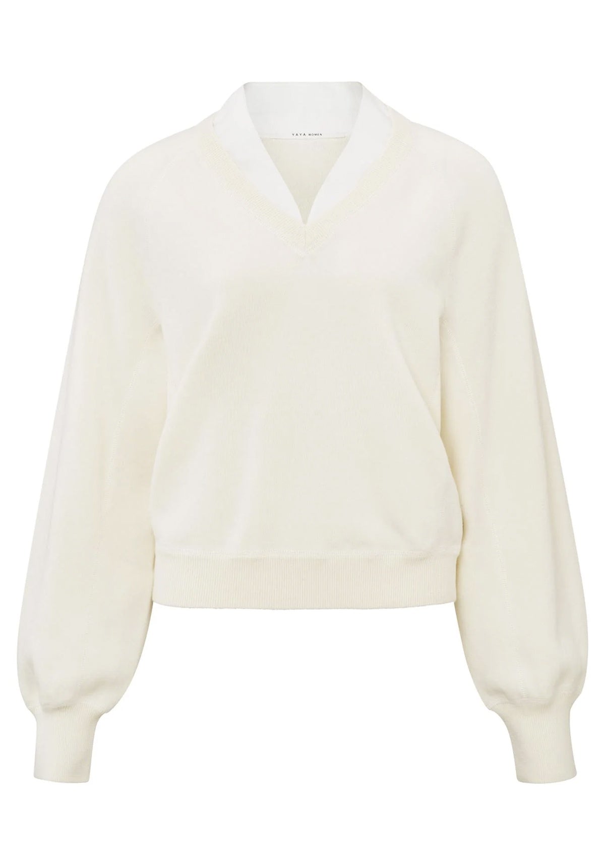 V neck new arrivals ivory sweater