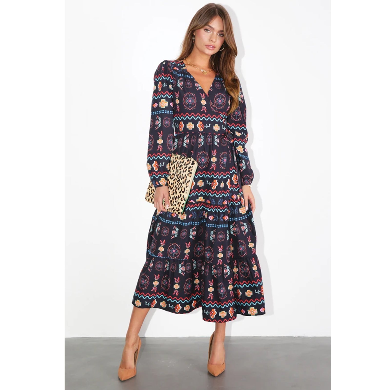 Never Fully Dressed Cedar Wrap Dress